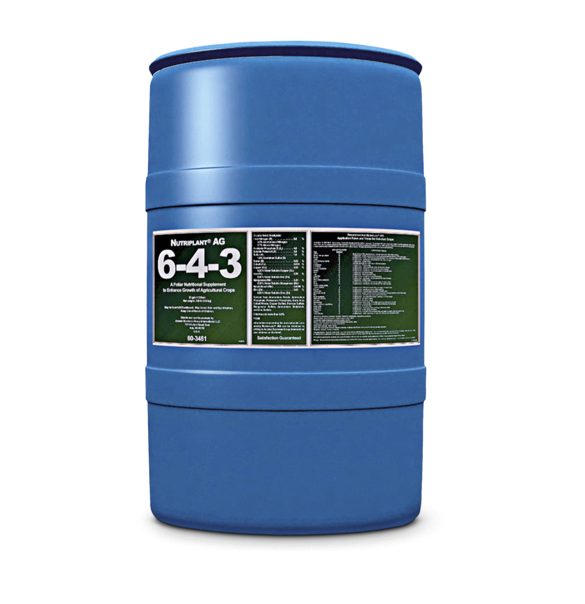 Nutriplant AG Foliar - Nutritional supplement to enhance plant production.